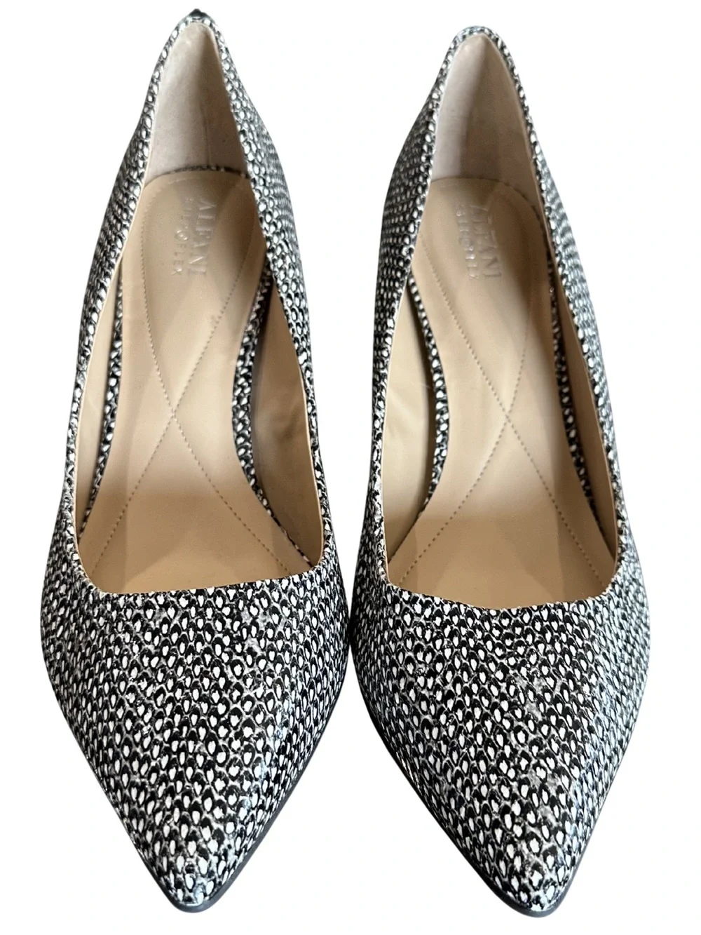Alfani Women's Jeules Step 'N Flex 3” High Heel Snakeskin Pumps Size 11 - Picture 4 of 8